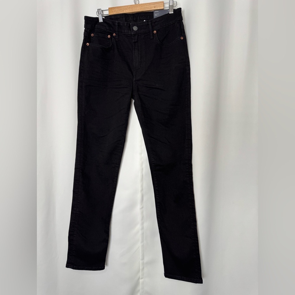 American Eagle Outfitters Men’s Black Denim Jeans 32 X 34